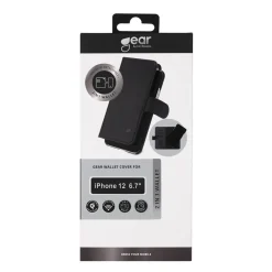 Mobilfodral Gear iPhone 12 Pro Max 2in1 Magnet Svart