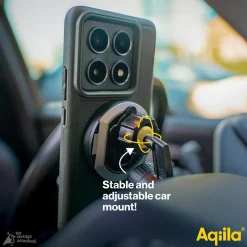 Mobilladdare Aqiila Trådlös Qi2 15W Inkl bilfäste