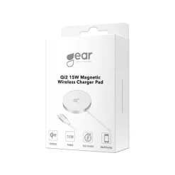 Mobilladdare Gear Trådlös Qi2 Snabbladdning 15W