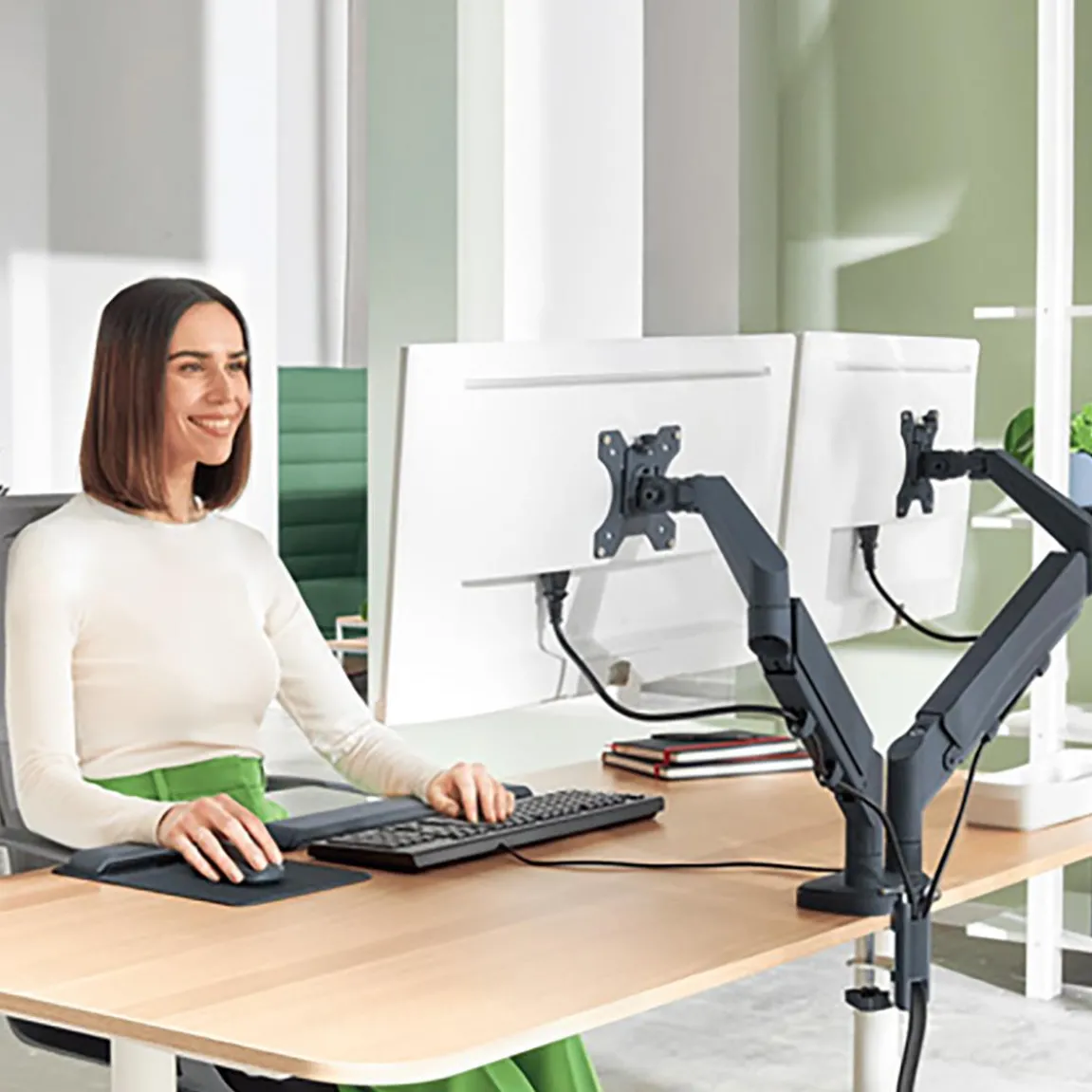 Monitorarm Leitz Ergo Dubbel