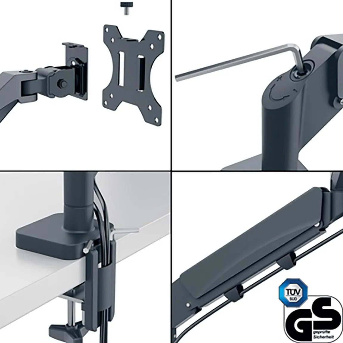 Monitorarm Leitz Ergo Dubbel