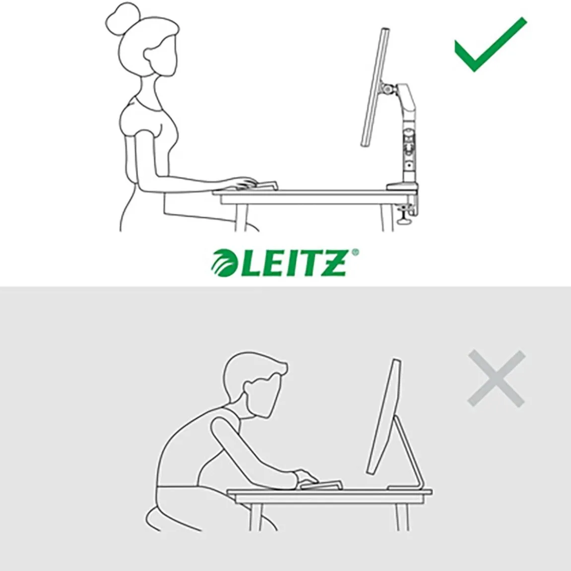 Monitorarm Leitz Ergo Dubbel