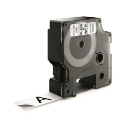 Märkband Dymo D1 19mm x 7m Svart/Vit