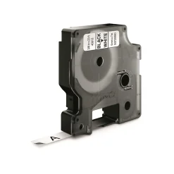 Märkband Dymo D1 9mm x 7m Svart/Vit Storpack