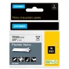 Märkband Dymo Rhino Nylon Flexibel 19mm Svart/Vit 3,5m