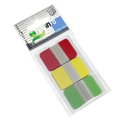 Märkflik Info Flags Strong 3x25 Flikar 3 Färger 25x38mm