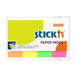 Märkflik Stick´n 4x25 Flikar 4 Färger 50x20mm