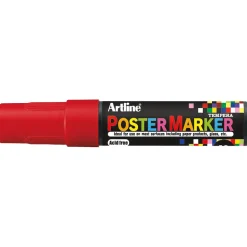 Märkpenna Artline Poster Marker Röd 12mm