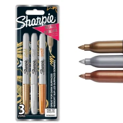 Märkpenna Sharpie Metallic Permanent 3 Färger Fine