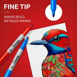 Märkpenna Sharpie Permanent 18 Färger Fine