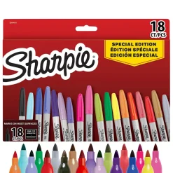 Märkpenna Sharpie Permanent 18 Färger Fine