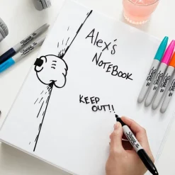 Märkpenna Sharpie Permanent 18 Färger Fine