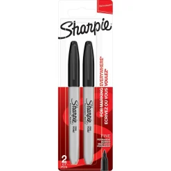 Märkpenna Sharpie Permanent Svart Fine
