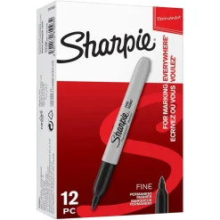 Märkpenna Sharpie Svart Fine
