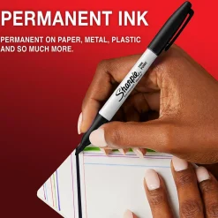Märkpenna Sharpie Twin Tip 2-Spetsar Svart 0,5/0,9mm