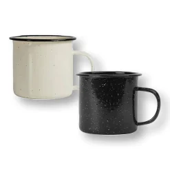 Mugg Sagaform Doris Emalj Beige