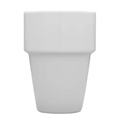 Mugg Utan Öra Spira Vit Ø75x105mm 22cl