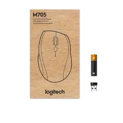 Mus Logitech Marathon M705 Trådlös Charcoal