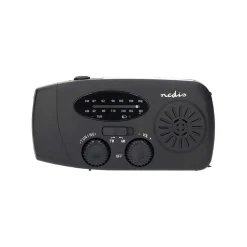 Nödradio Nedis Portabel DAB/FM Svart
