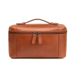 Necessär Sorrento Skinn Cognac