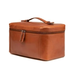 Necessär Sorrento Skinn Cognac