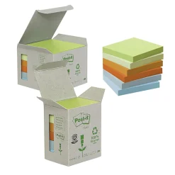 Notisar Post-it Recycled Pastell 38x51mm 100 Blad