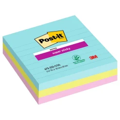 Notisar Post-it Super Sticky Linjerat Cosmic 101x101mm