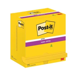 Notisar Post-it Super Sticky Ultragul 76x127mm 90 Blad