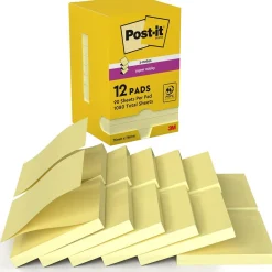Notisar Post-it Super Sticky Z-Notes Gul 76x76mm