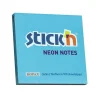 Notisar Stick´n Blå Neon 76x76mm 100 Blad