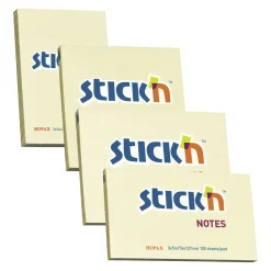 Notisar Stick´n Gul 76x51mm 100 Blad
