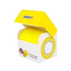 Notisar Stick´n Memorulle Extra Sticky Gul Neon 50mm x 10m