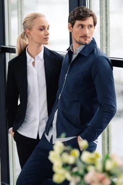 Overshirt J.Harvest & Frost 2962201 Modern Zip Svart XS