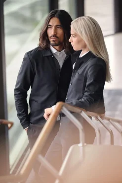 Overshirt J.Harvest & Frost 2962101 Patch Pocket Svart XXS