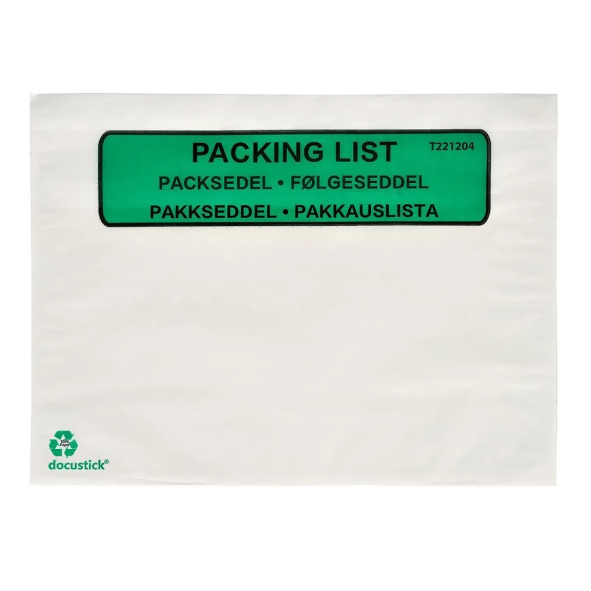 Packsedelskuvert C5 Med Tryck Papper