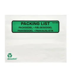 Packsedelskuvert C6 Med Tryck Papper