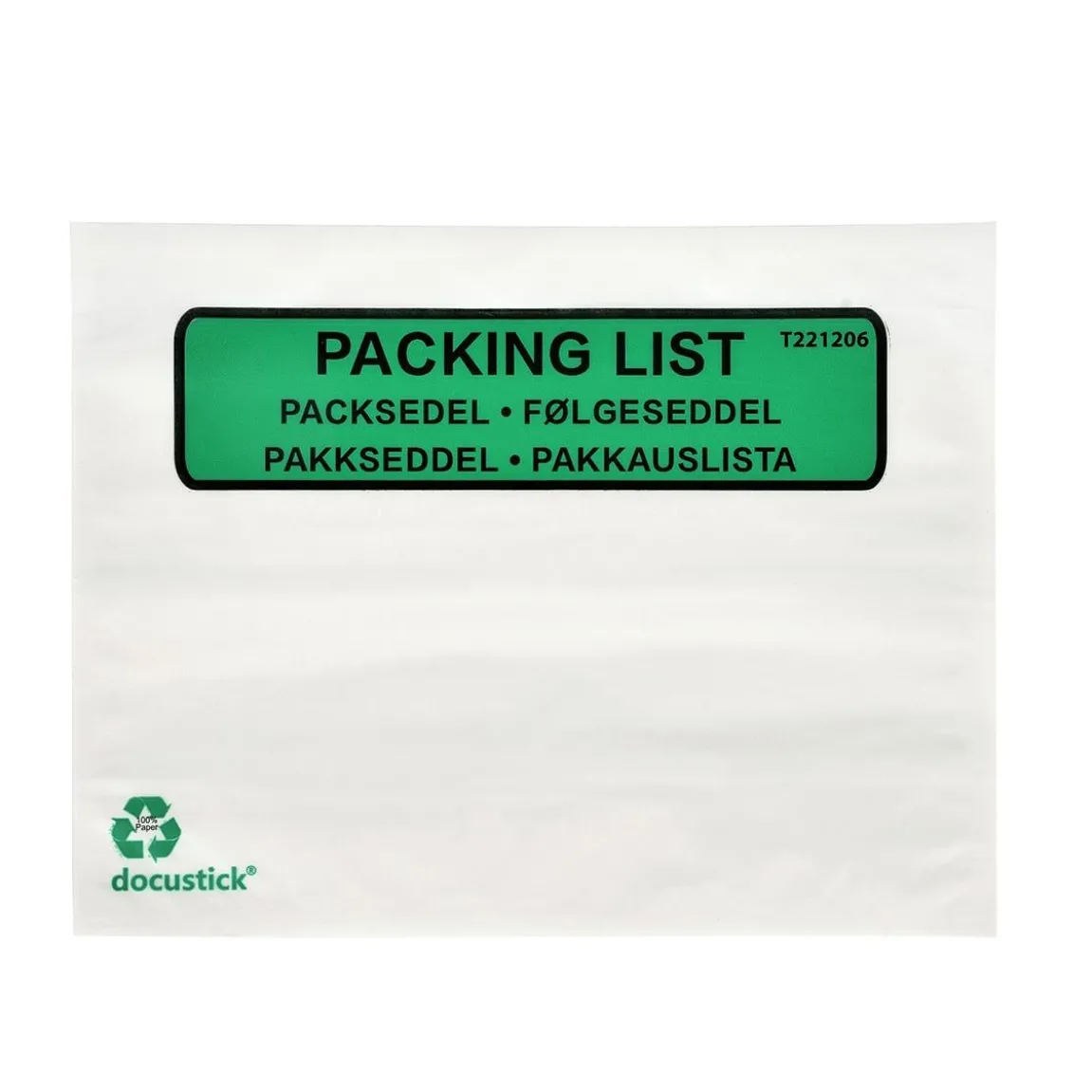 Packsedelskuvert C6 Med Tryck Papper