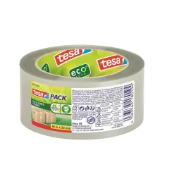 Packtejp Tesa 58297 Eco & Ultra Strong EcoLogo PET Transp 50mm x 66m