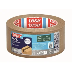 Packtejp Tesa 56000 Ultra Strong EcoLogo Brun 50mm x 25m