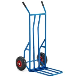 Paketkärra/Pirra luftgummihjul 250kg blå 12,4kg