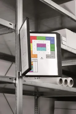 Panelsystem Durable Vägg 10 paneler svart A4