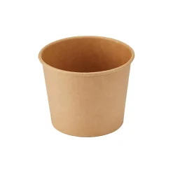 Pappersbägare Brun Ø96/82x70mm 350ml