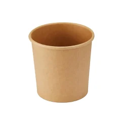Pappersbägare Brun Ø96/76x95mm 500ml