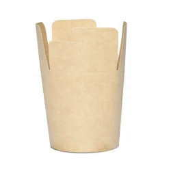 Pappersform Foodbox Brun Ø86x94mm 500ml