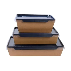 Pappersform Med Lock Brun/Svart 200x140x50mm