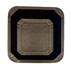 Pappersform Med Lock Petra Kartong Brun/svart 178x178x50mm 1000ml