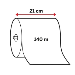 Pappershandduk Katrin System M Plus 2-lg 210mm x 140m