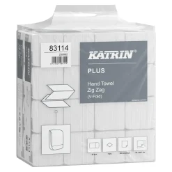 Pappershandduk Katrin V-Fold Plus 1-lg 207x230mm