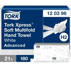 Pappershandduk Tork H2 Adv 2-lg 212x255mm