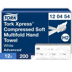 Pappershandduk Tork H2 Komprimerad Adv 2-lg 212x320mm